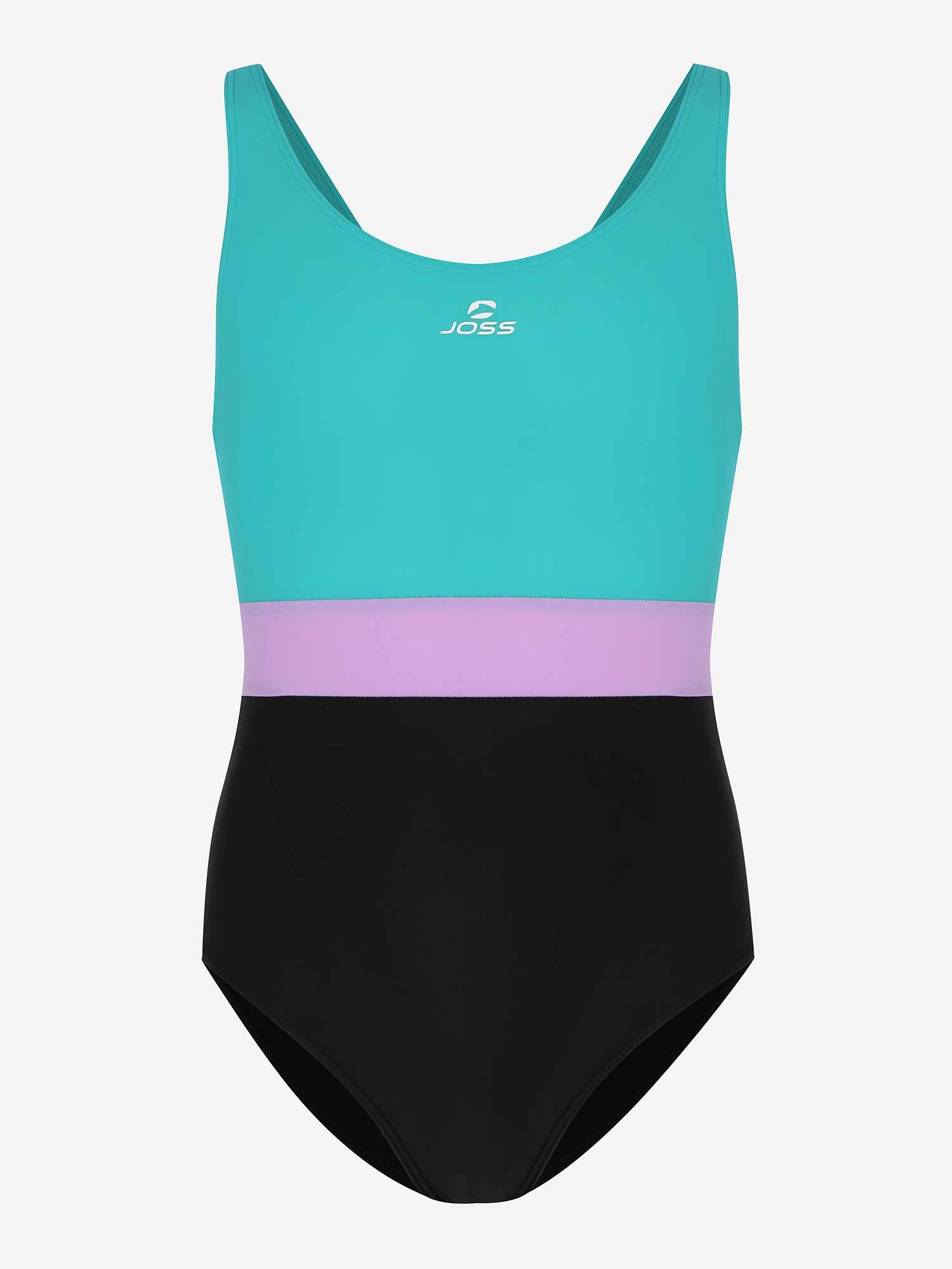 JOSS Цял бански Girl's Color-Block Swimsuit