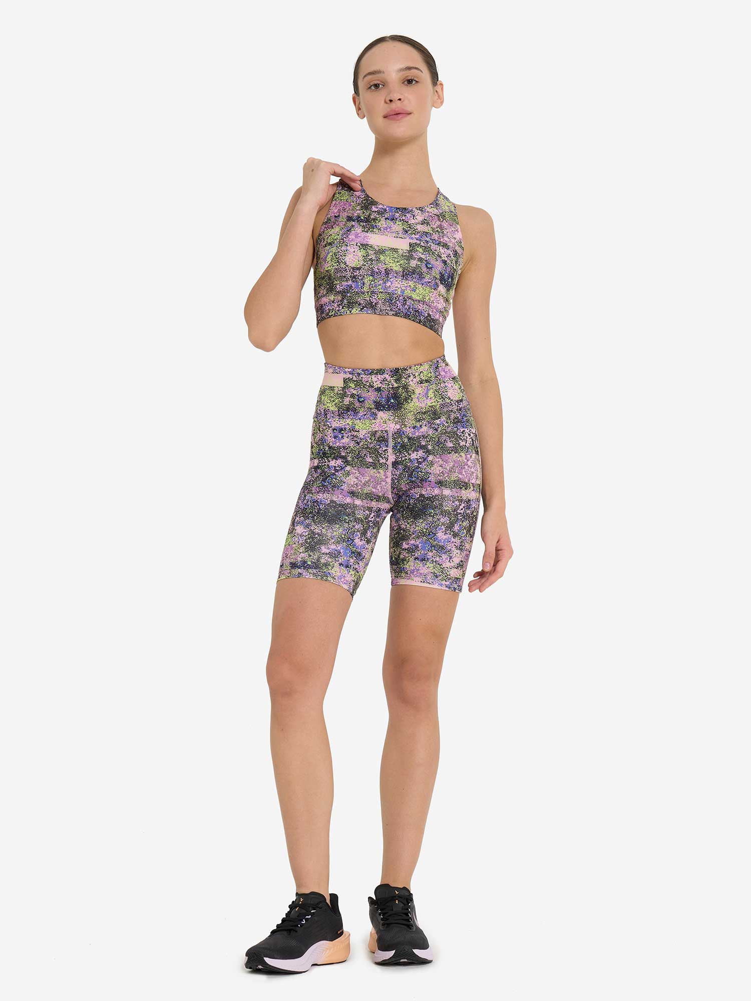 DEMIX Спортен сутиен W D Running Trail AOP Bra