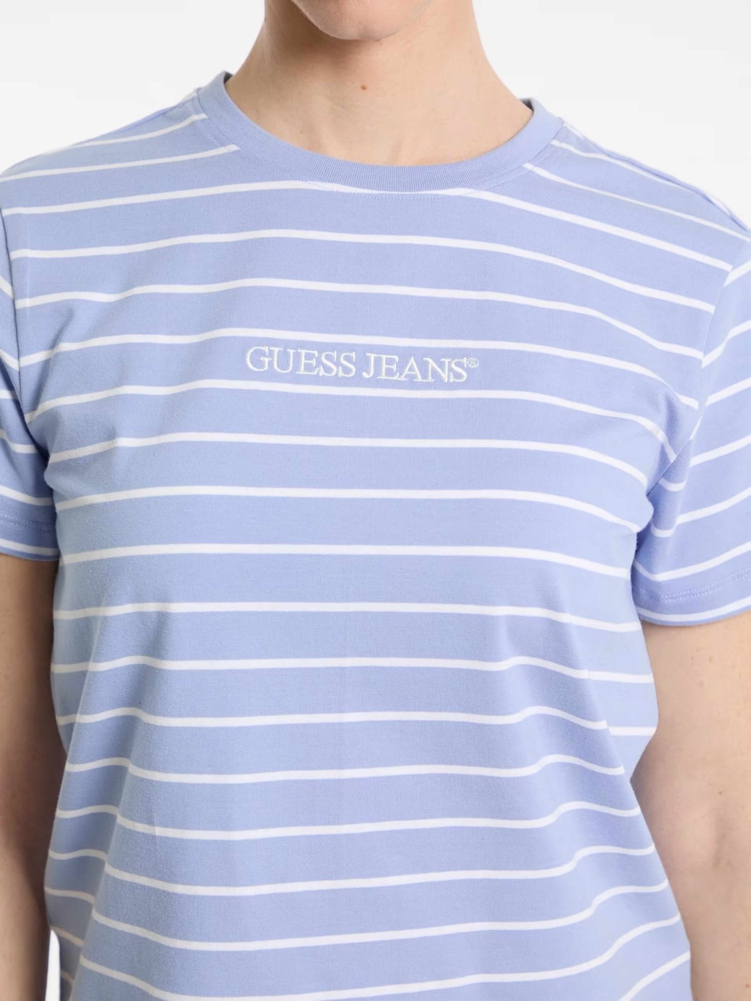 GUESS JEANS Тениска GJ SS CN REG YD STRIPED TEE