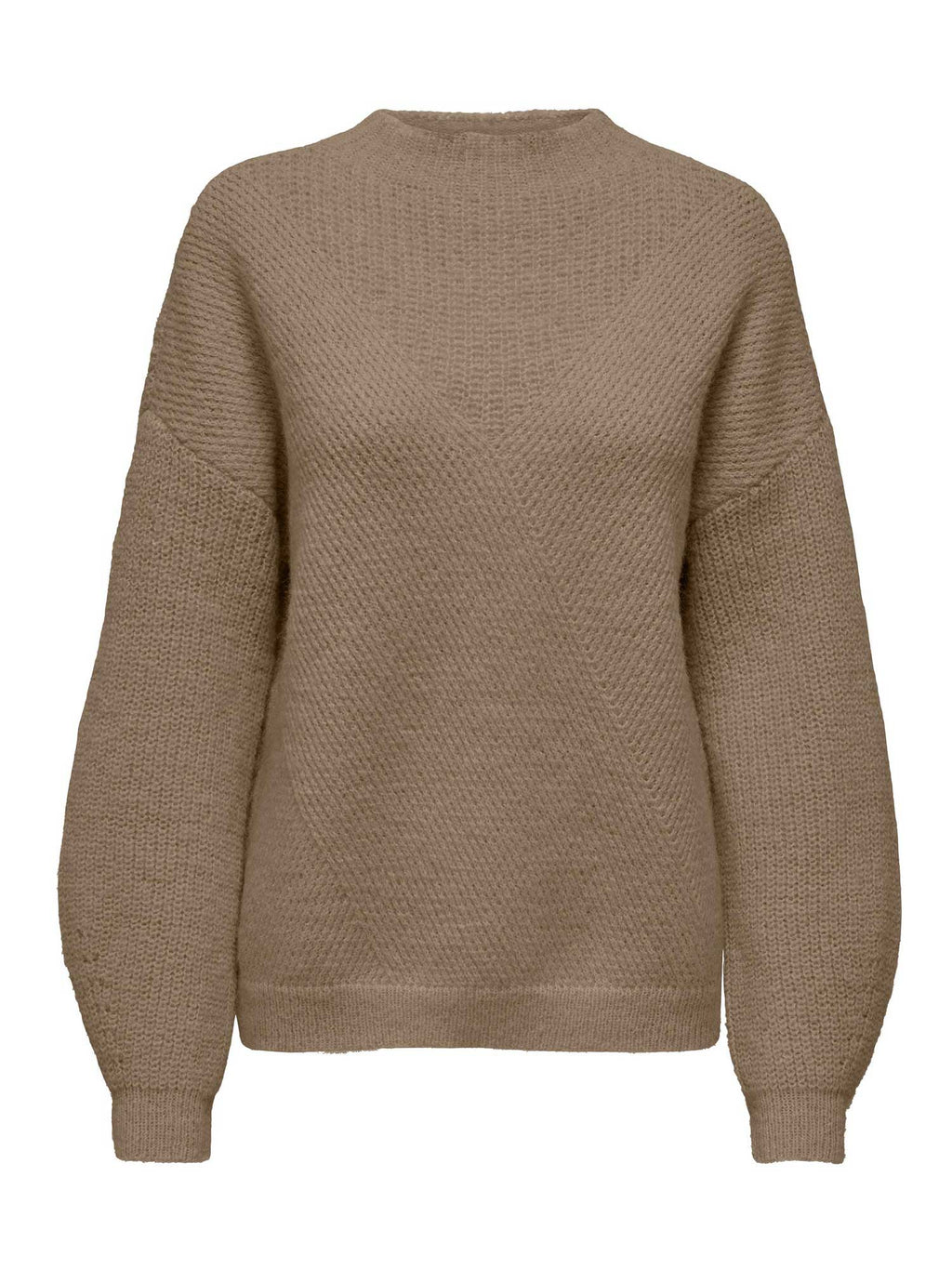 ONLY Пуловер ONLALISA LIFE L/S STRUC HIGH NECK CC KNT