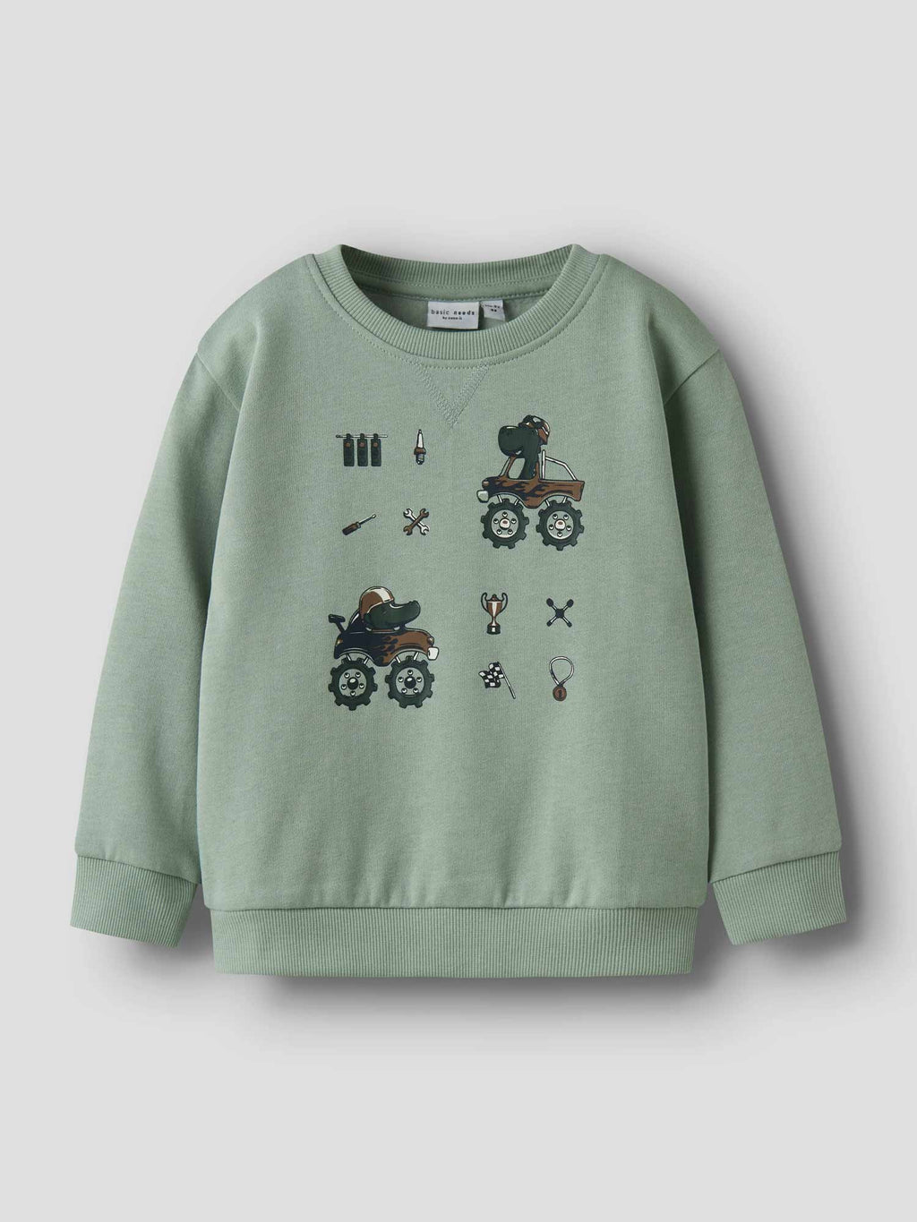 NAME IT Блуза NMMVIMO LS NREG AOP SWEAT BRU