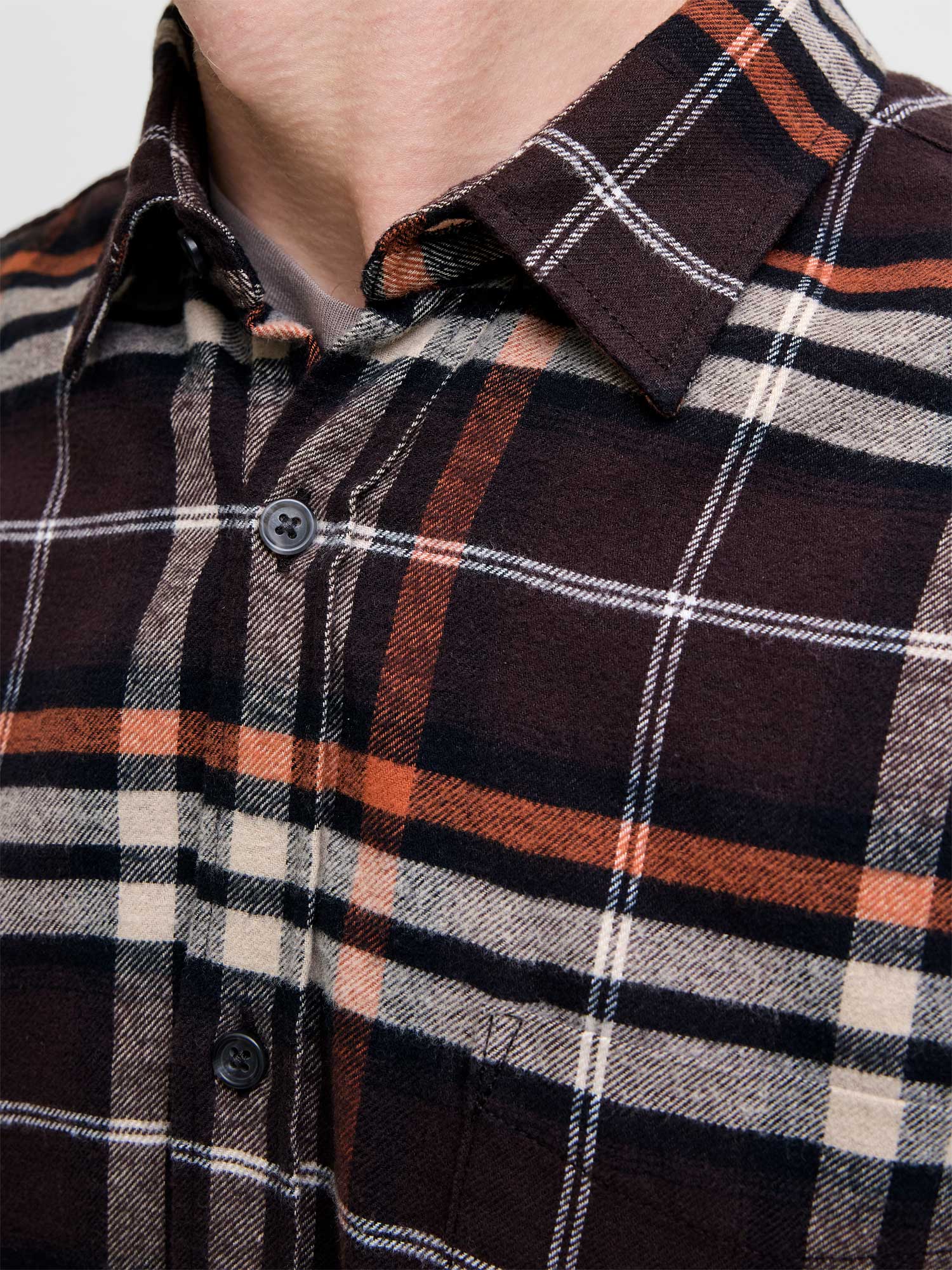 JACK & JONES Риза JJJAMES FLANNEL SHIRT LS