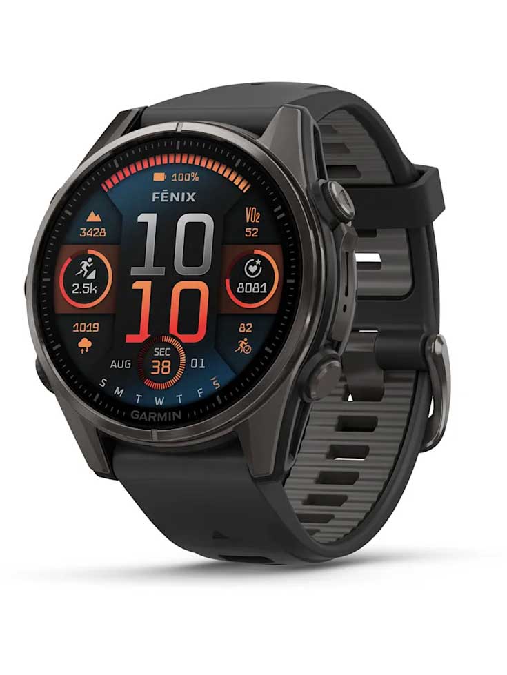 GARMIN GPS Смарт часовник Fenix 8 AMOLED с кожена каишка