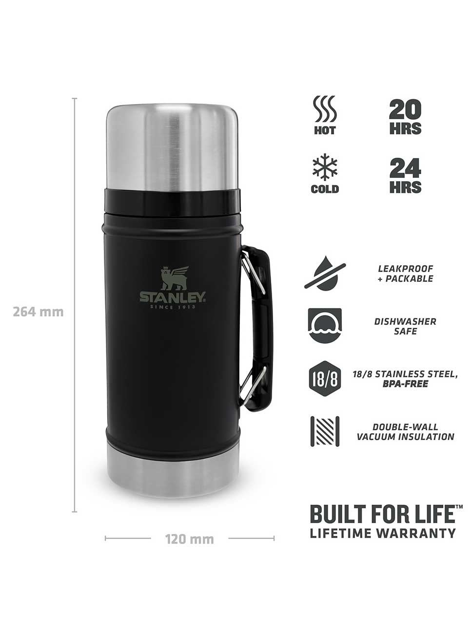 STANLEY Термо бутилка за храна The Legendary - 0.94L