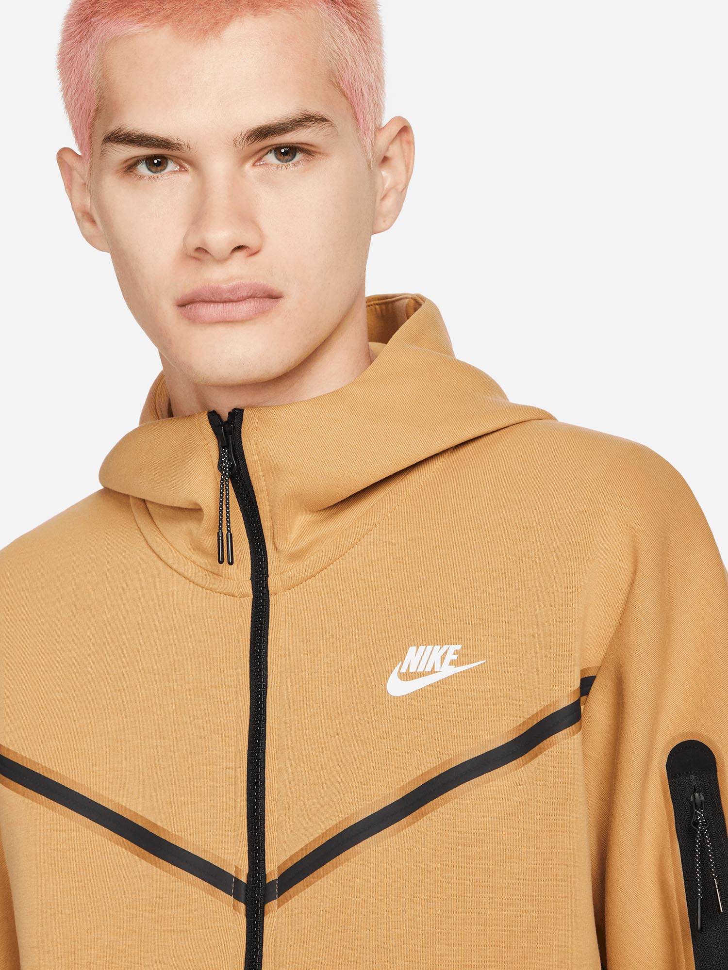 NIKE Суитшърт M NSW TCH FLC HOODIE FZ WR
