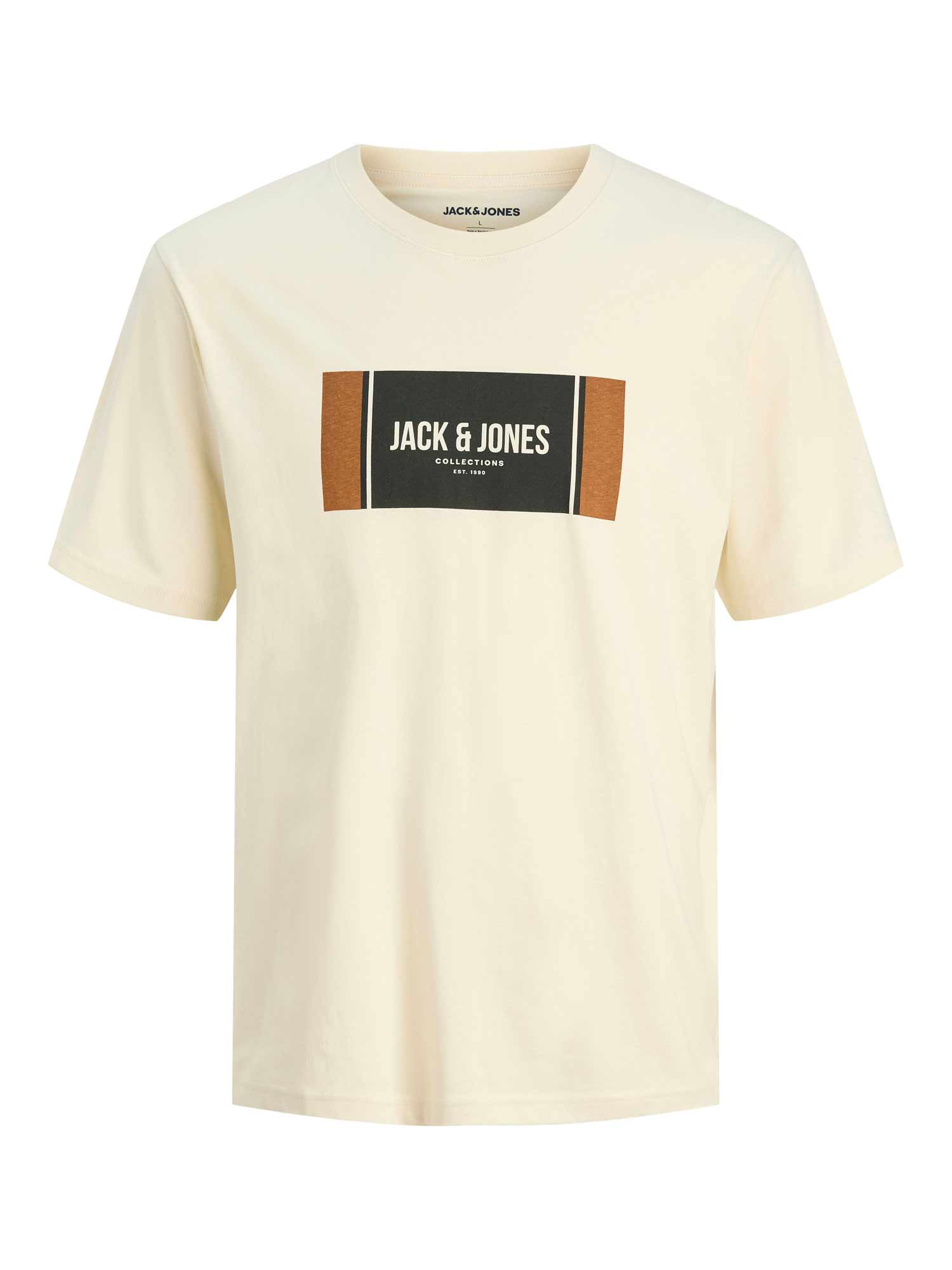JACK & JONES Тениска JJHAYATO TEE SS CREW NECK BTS LN