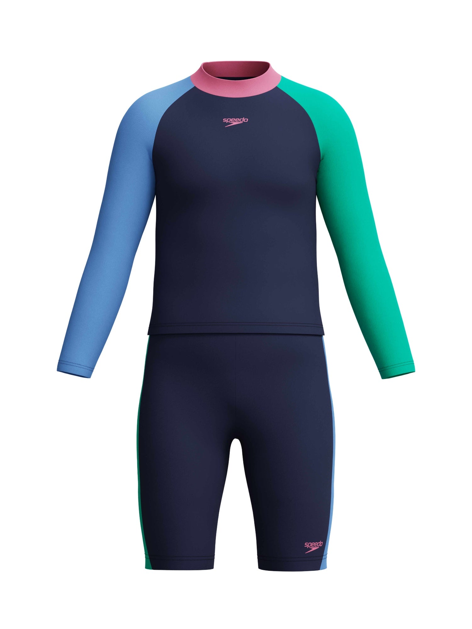SPEEDO Комплект 2 части с UV защита GIRLS COLOURBLOCK SET