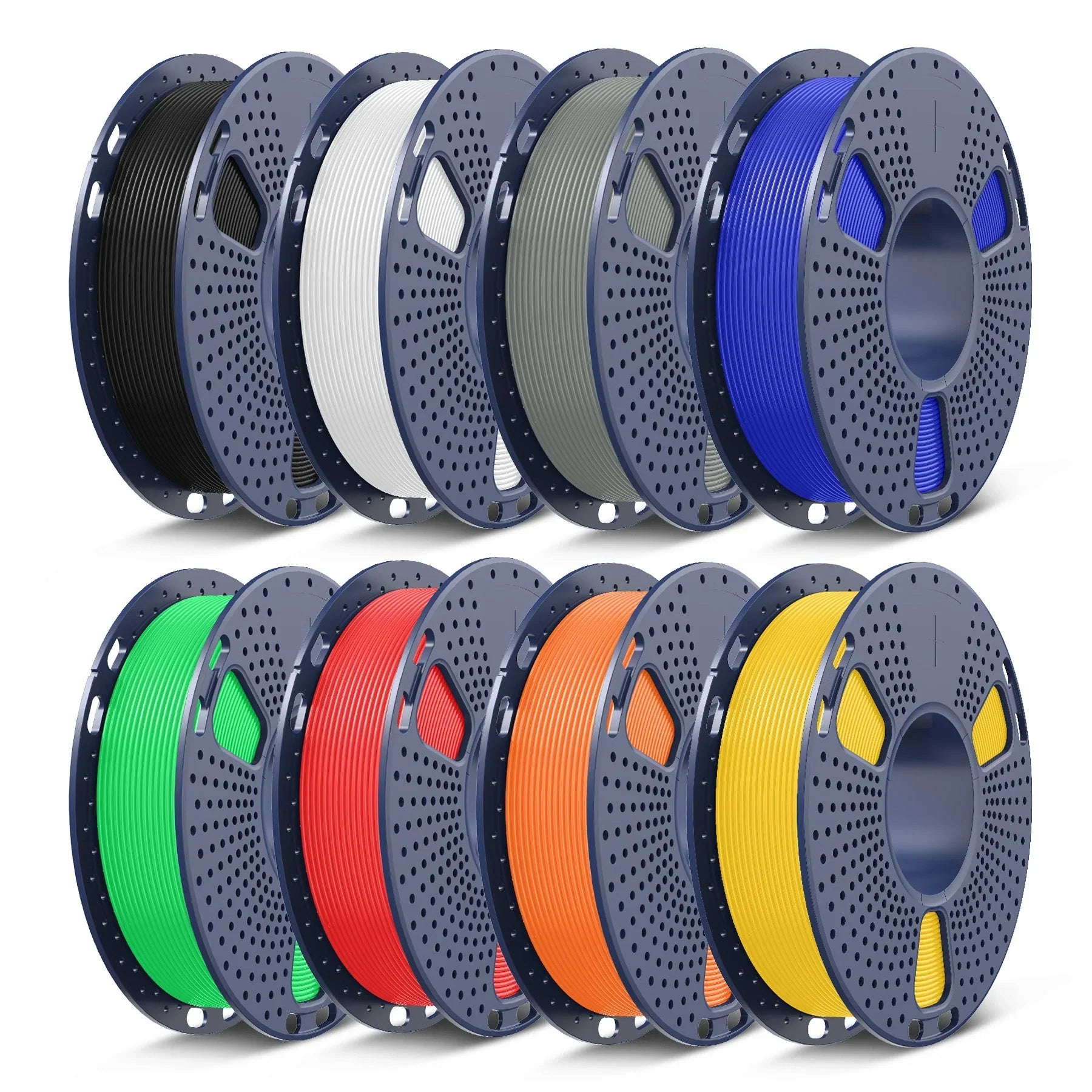 250g Spool PLA, PLA+, PLA+2.0, PLA Meta Multicolor Filament Bundle, 250g*8 Rolls