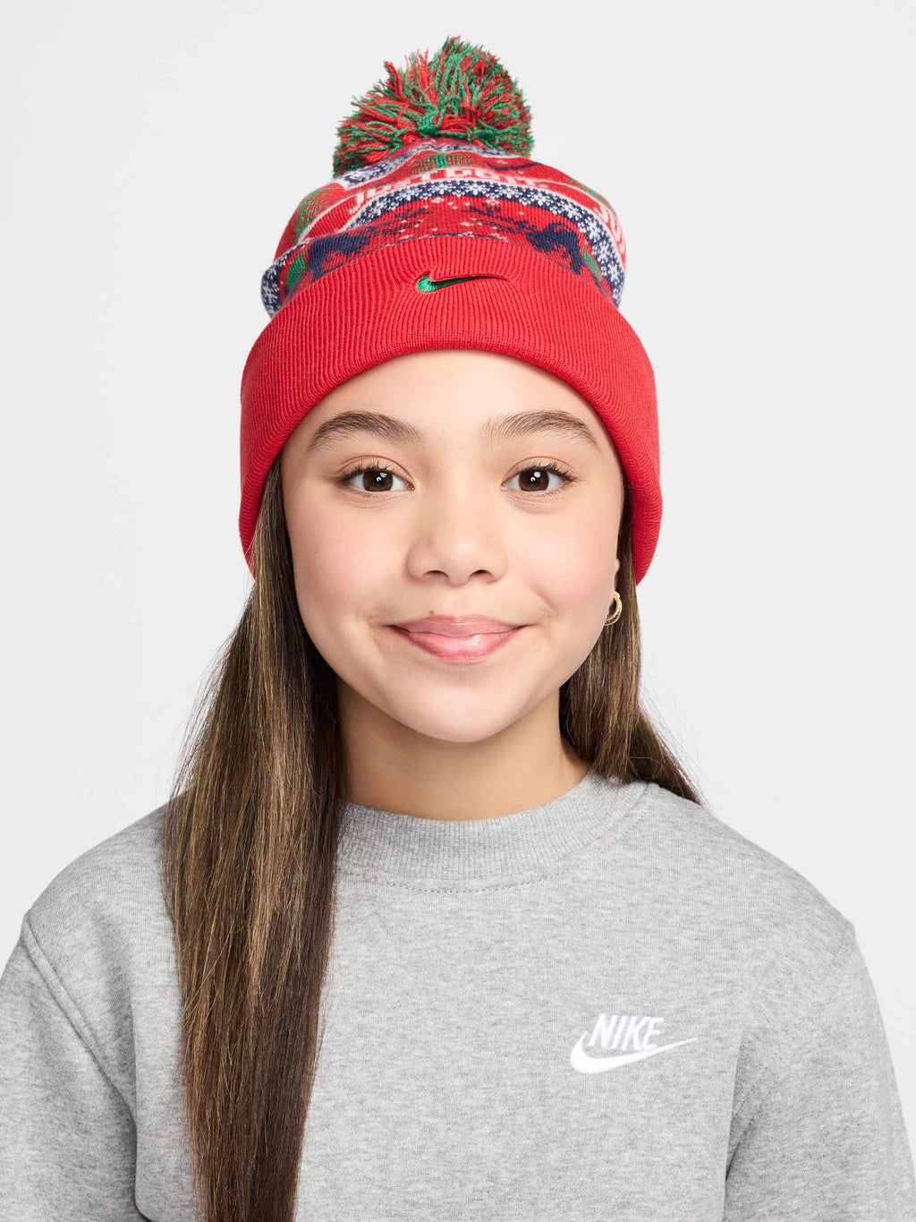 NIKE Шапка K NK PEAK BEANIE SC HOL25 L