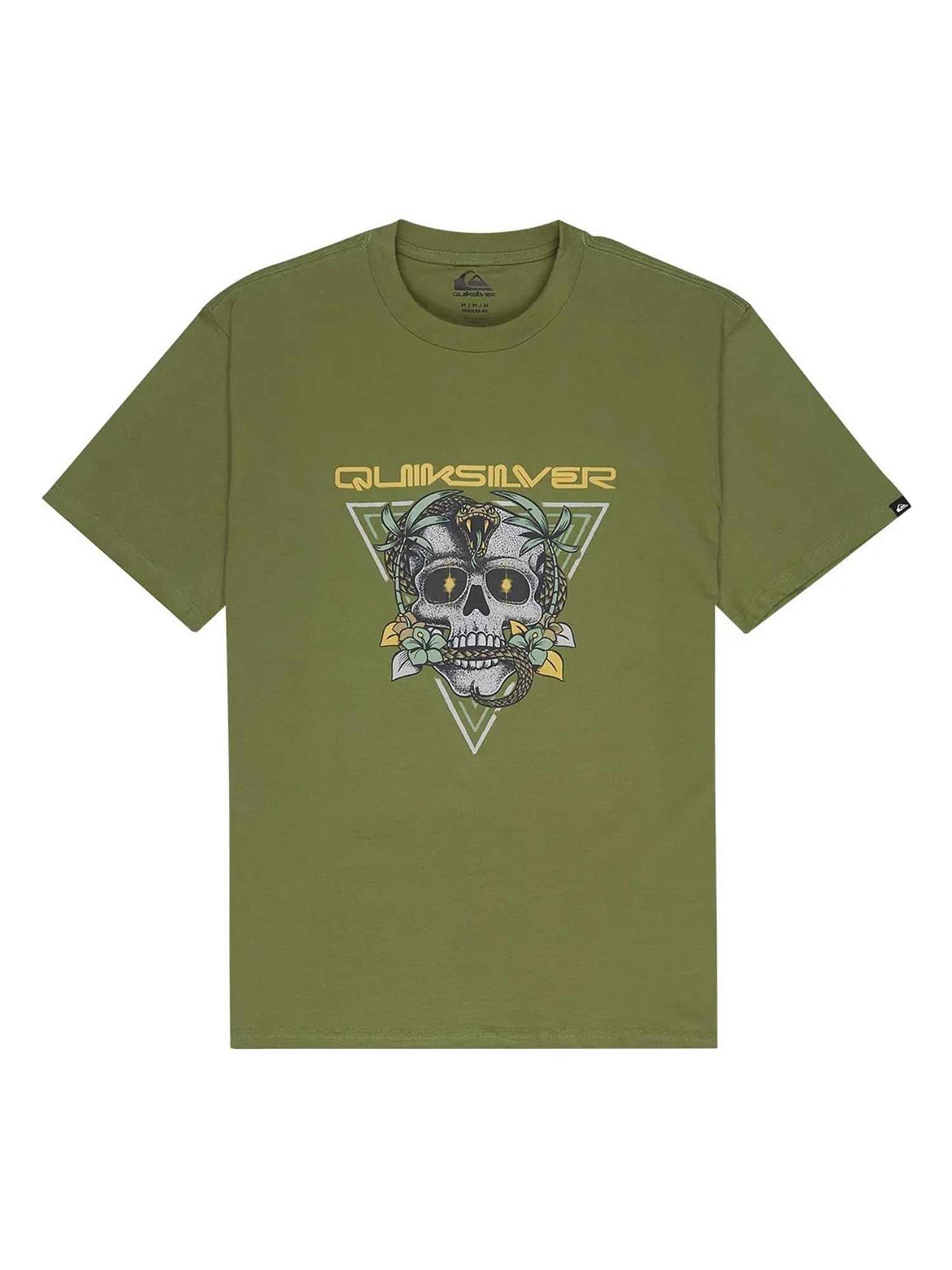 QUIKSILVER Тениска CORE SKULL SS