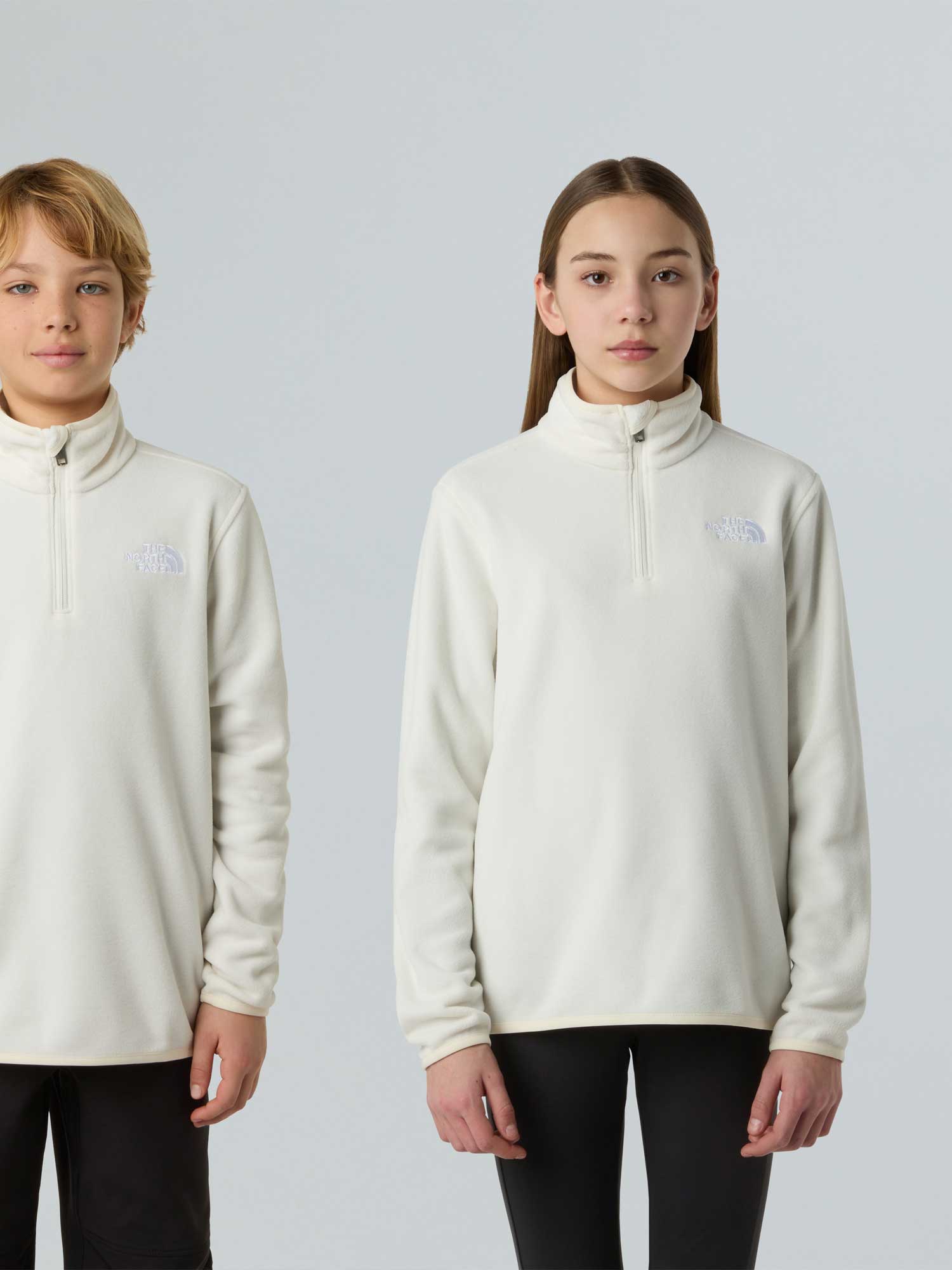 THE NORTH FACE Полар TEEN GLACIER 1\/4 ZIP PULLOVER GLACIER