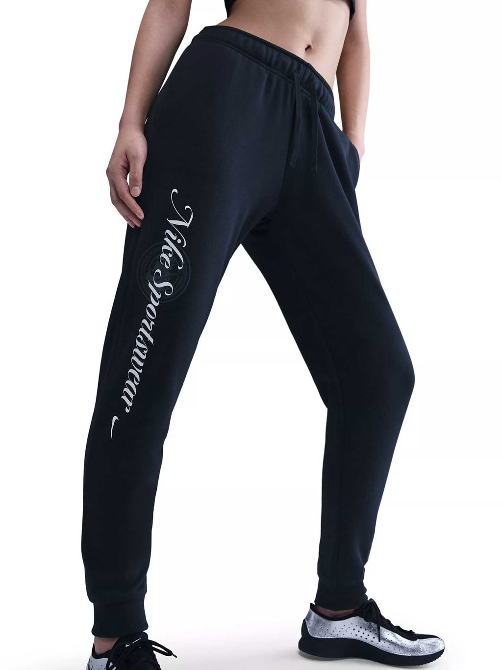 NIKE Спортно долнище W NSW CLUB FLC GX STD PANT