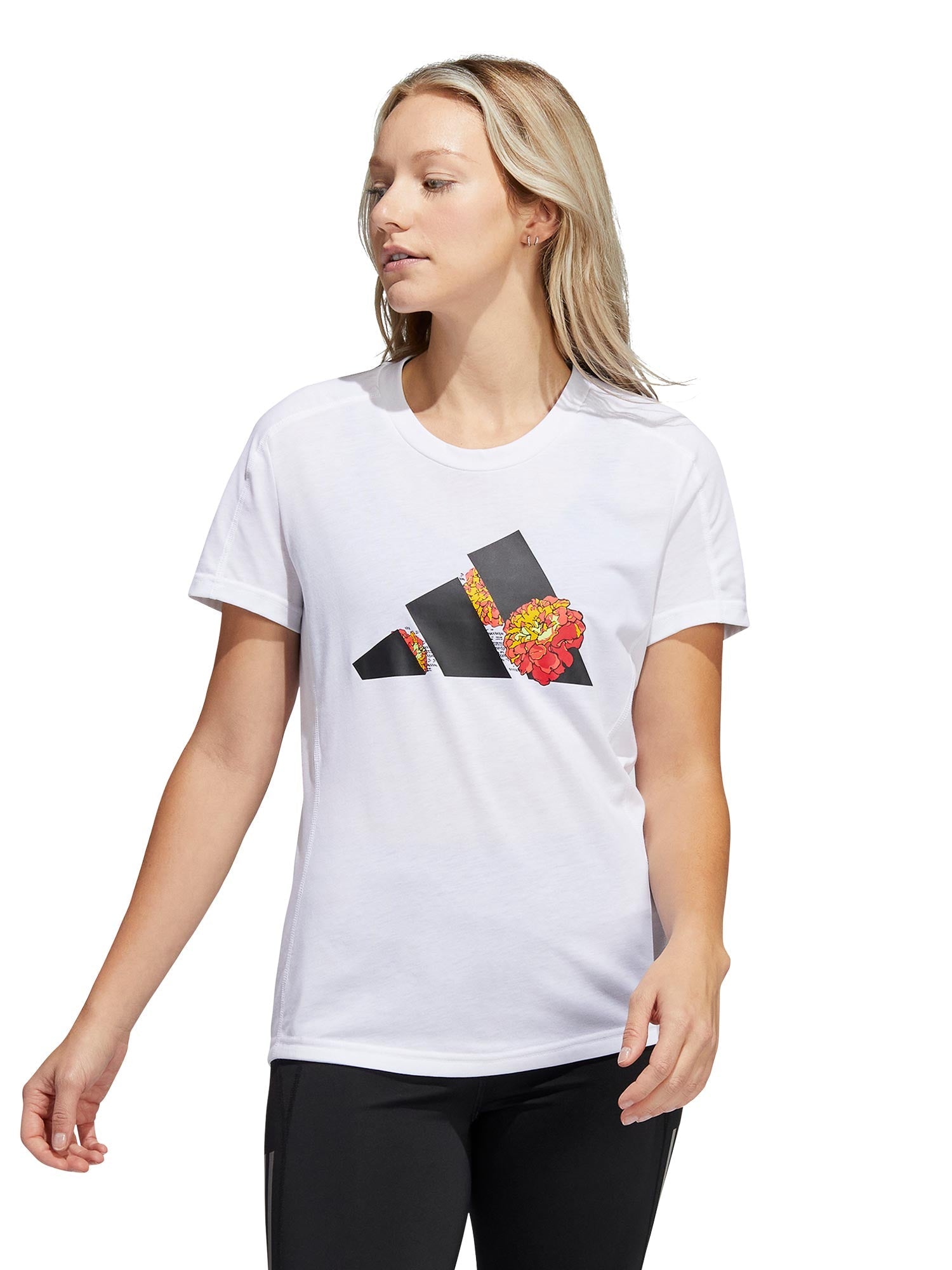 ADIDAS PERFORMANCE Тениска AEROREADY Flower Graphic Running