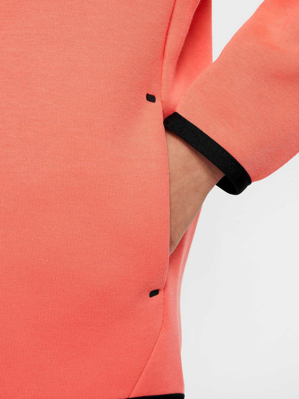 NIKE Суитшърт G NSW TCH FLC HD FZ LS - PD
