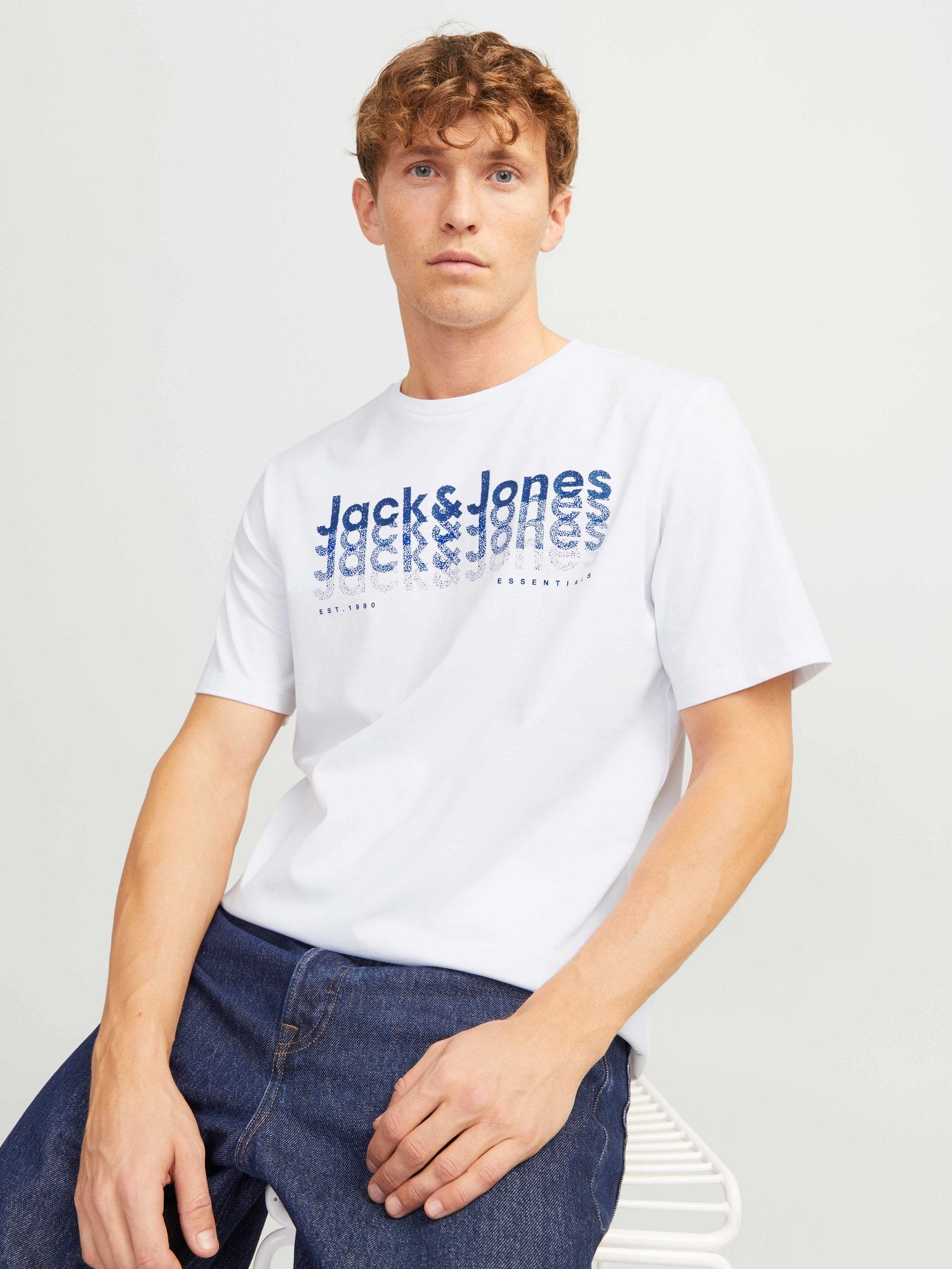 JACK & JONES Тениска JJTEX TEE SS CREW NECK
