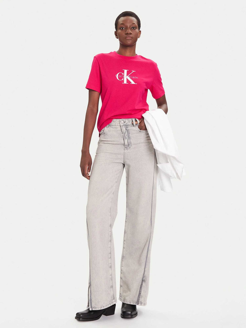 Calvin Klein Jeans Тениска HR SS CLSSC MNLG CNC
