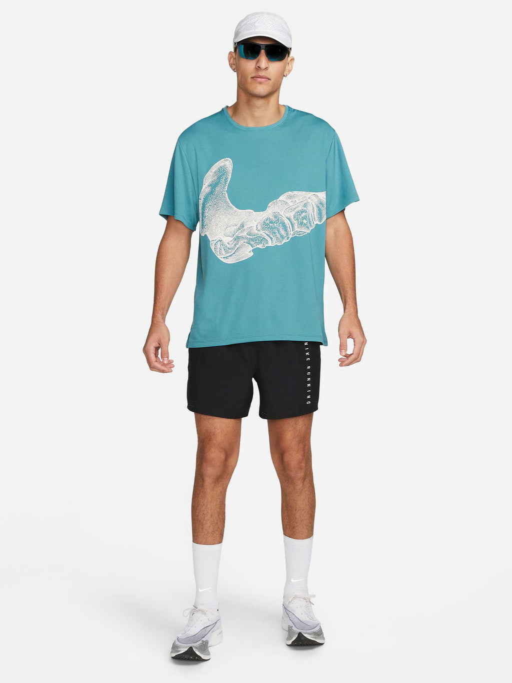 NIKE Тениска M NK DF UV RUN DVN MILER SS GX