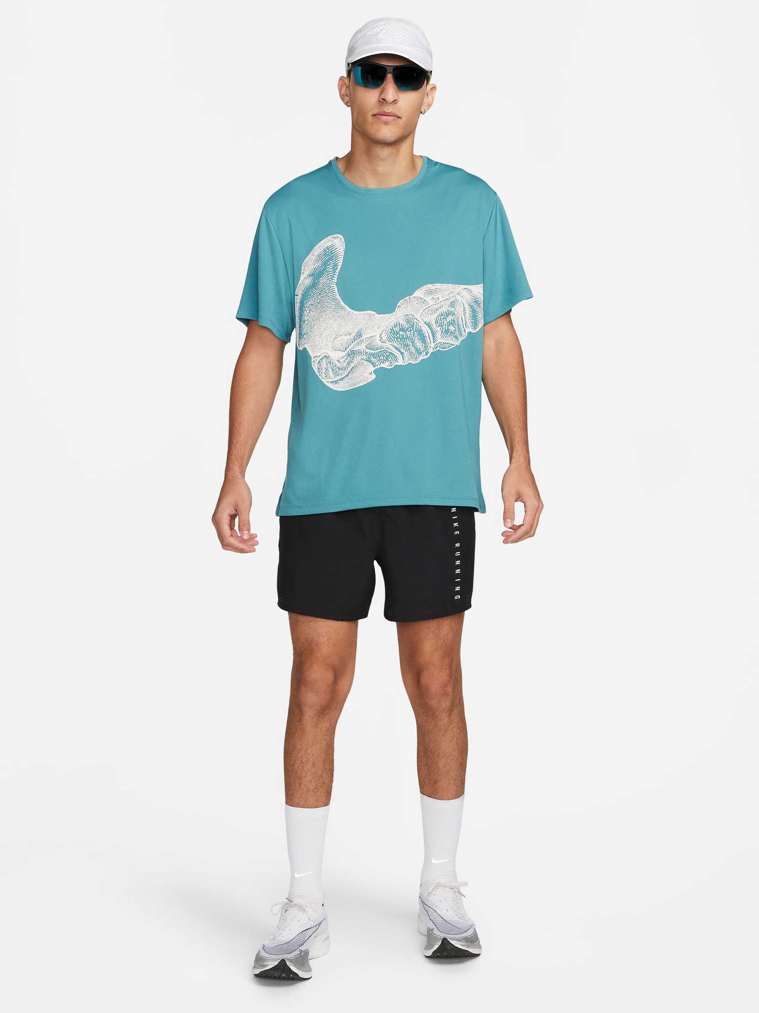 NIKE Тениска M NK DF UV RUN DVN MILER SS GX