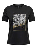 ONLY Тениска ONLTANYA LIFE REG S/S LEO PRINT TOP JRS