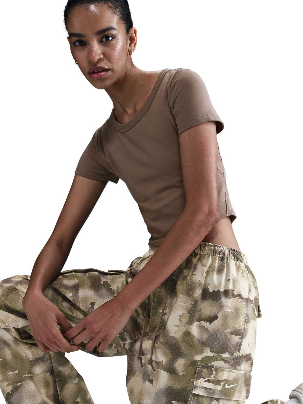 NIKE Спортно долнище W NSW CAMO CARGO PANT DANCE