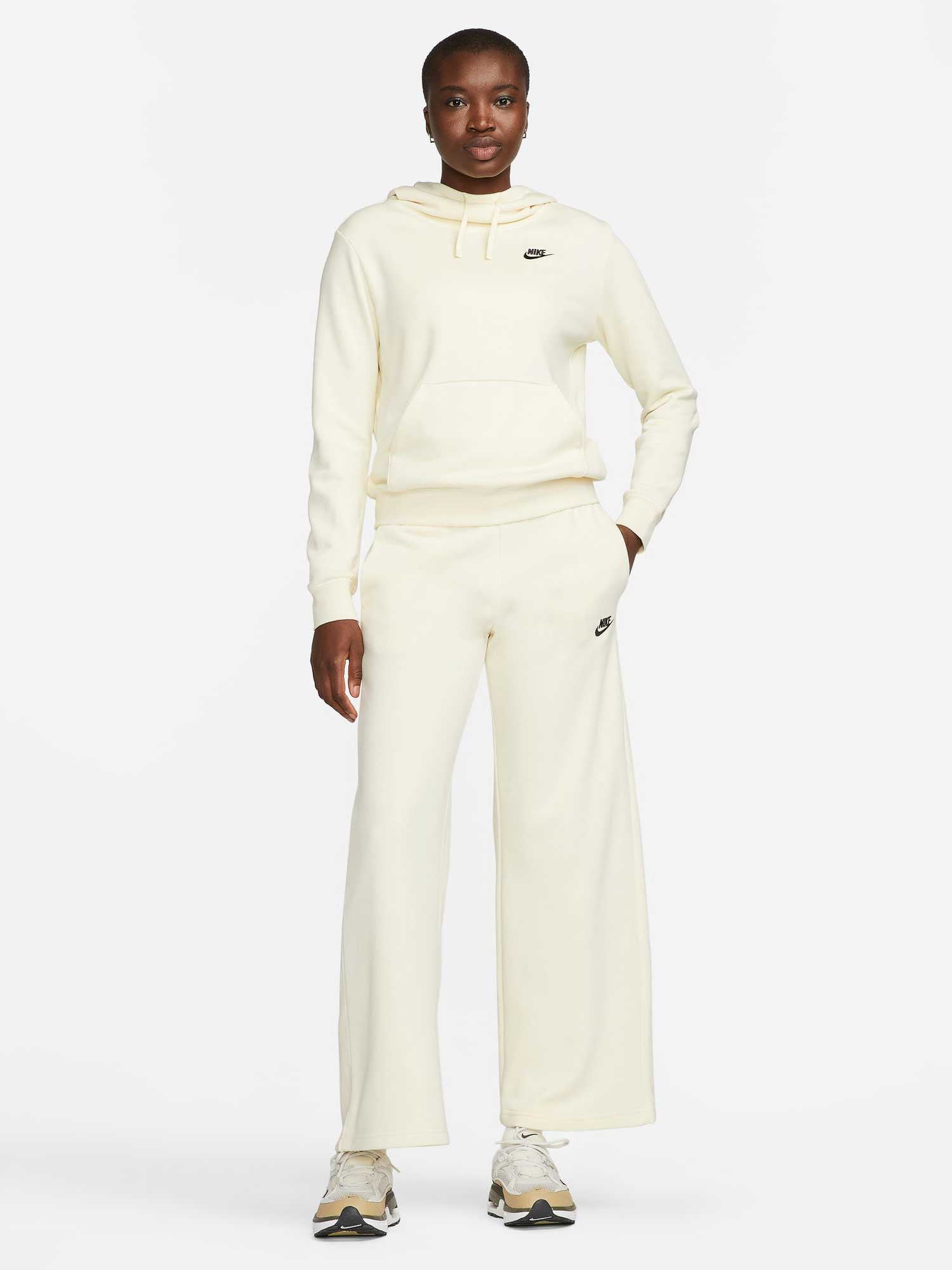NIKE Суитшърт W CLUB FLC FNL HOODIE STD