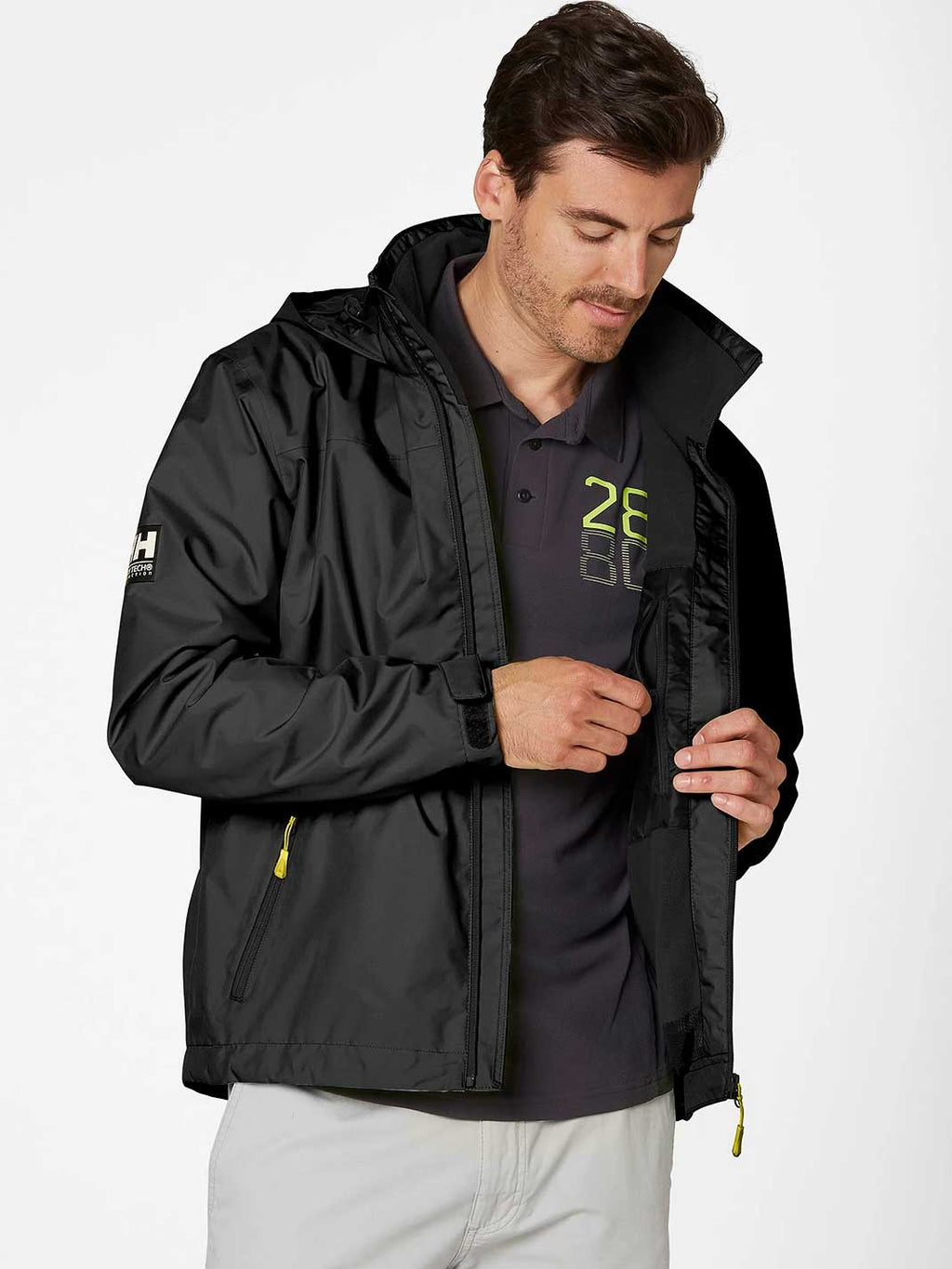 HELLY HANSEN Яке CREW HOODED MIDLAYER JACKET