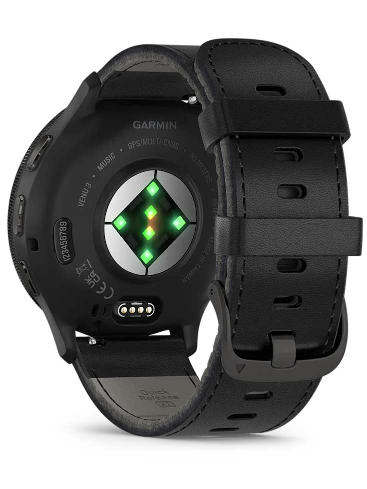 GARMIN GPS Смарт часовник Venu 3 WiFi, кожена каишка