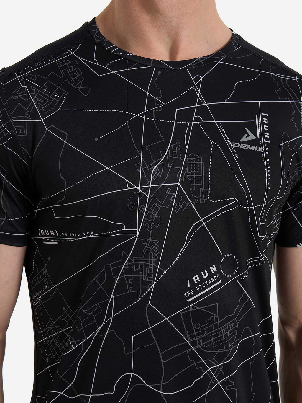 DEMIX Тениска M D Running Urban AOP SS T-Shirt