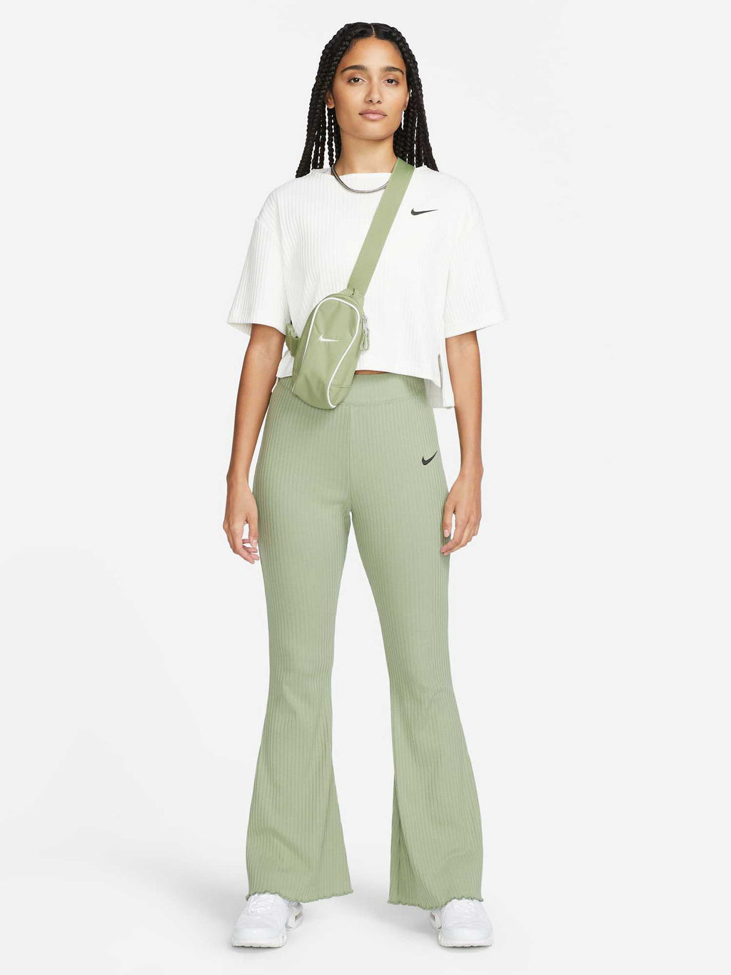 NIKE Спортно долнище W NSW RIB JRSY PANT