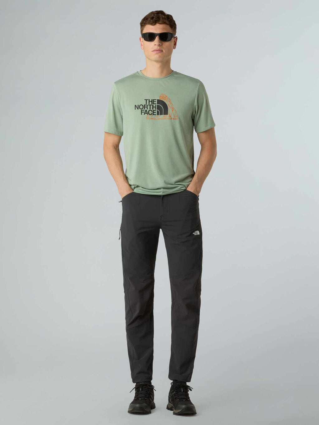 THE NORTH FACE Тениска M MOUNTAIN FOUNDATION SS TEE-GRAPHIC