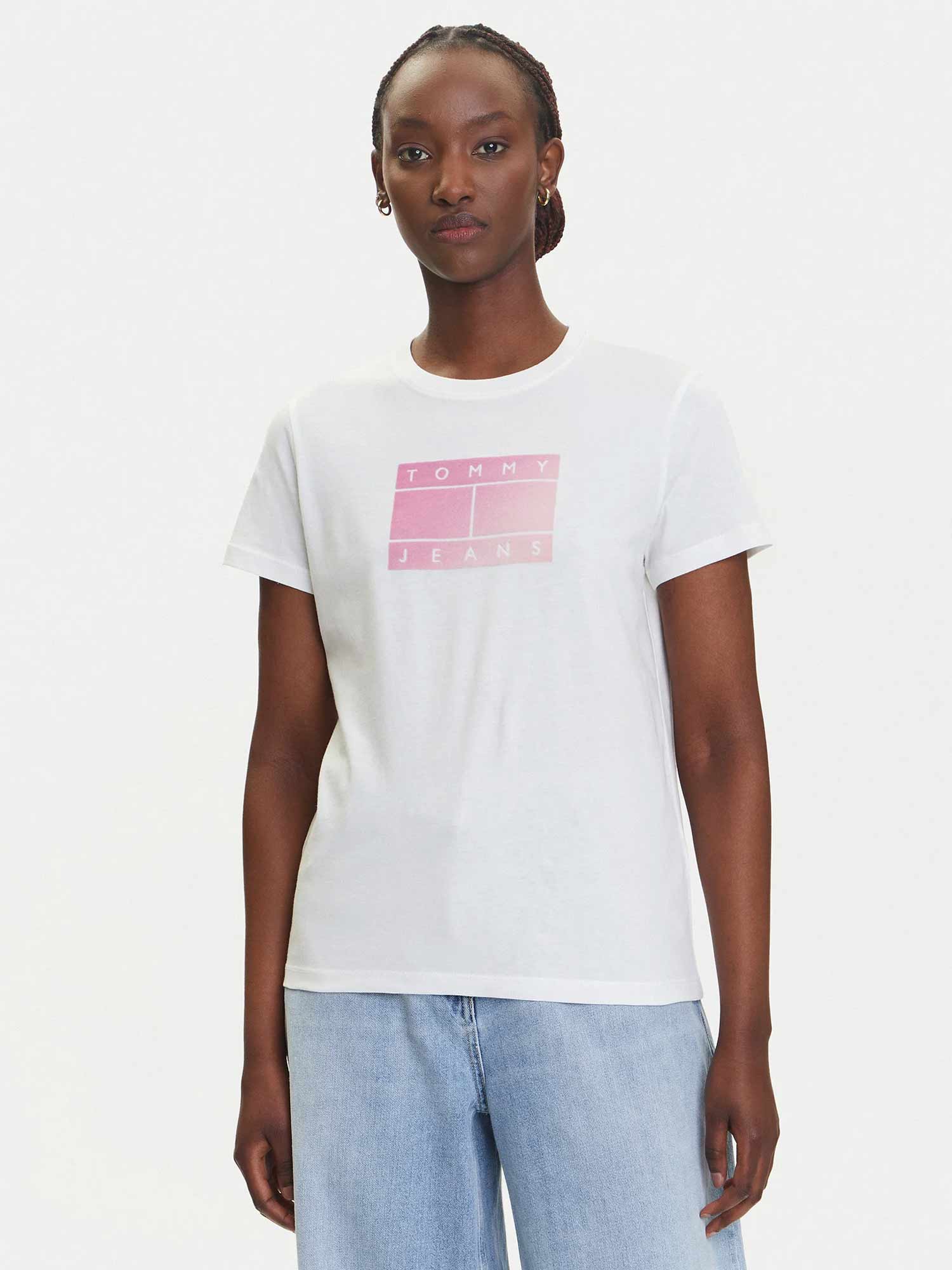 TOMMY JEANS Тениска TJW REG GRADIENT FLAG SS