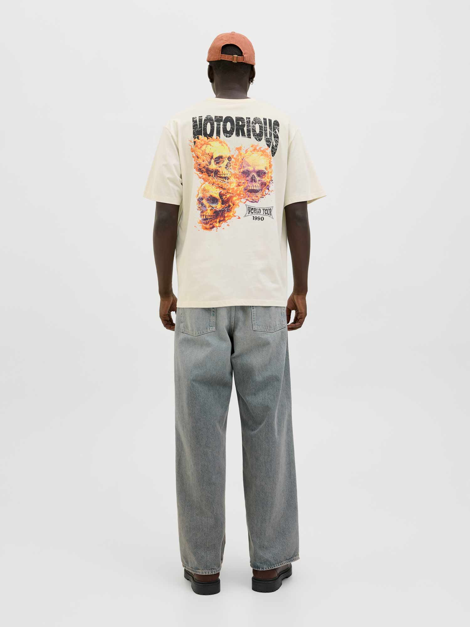 JACK & JONES Тениска JOREAGLEROCK GALLERY TEE SS CREW NECK TG