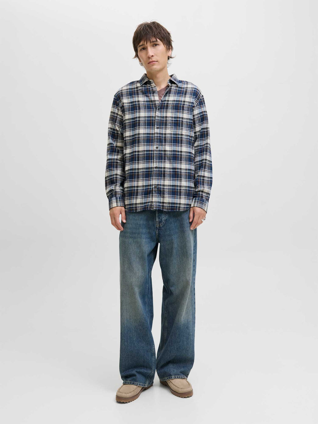 JACK & JONES Риза JJJAMES FLANNEL SHIRT LS