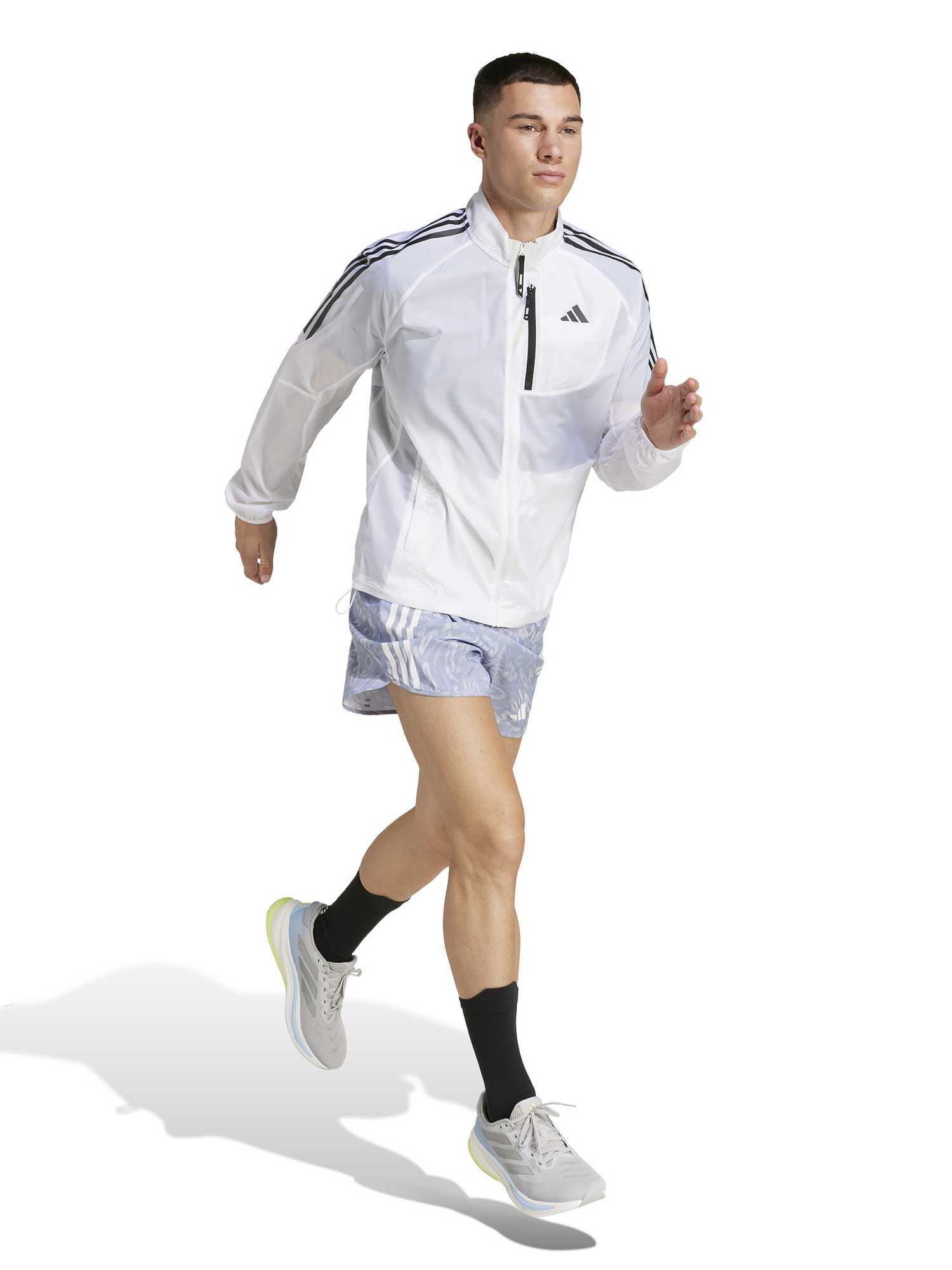 ADIDAS PERFORMANCE Къси панталони Own the Run 3-Stripes Shorts
