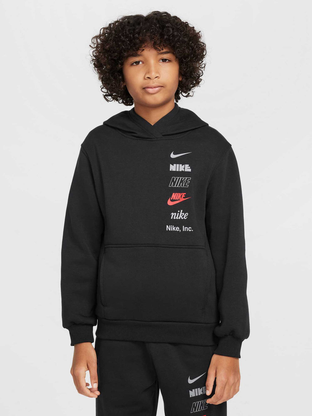 NIKE Суитшърт K NSW CLUB FLC HDY MLOGO