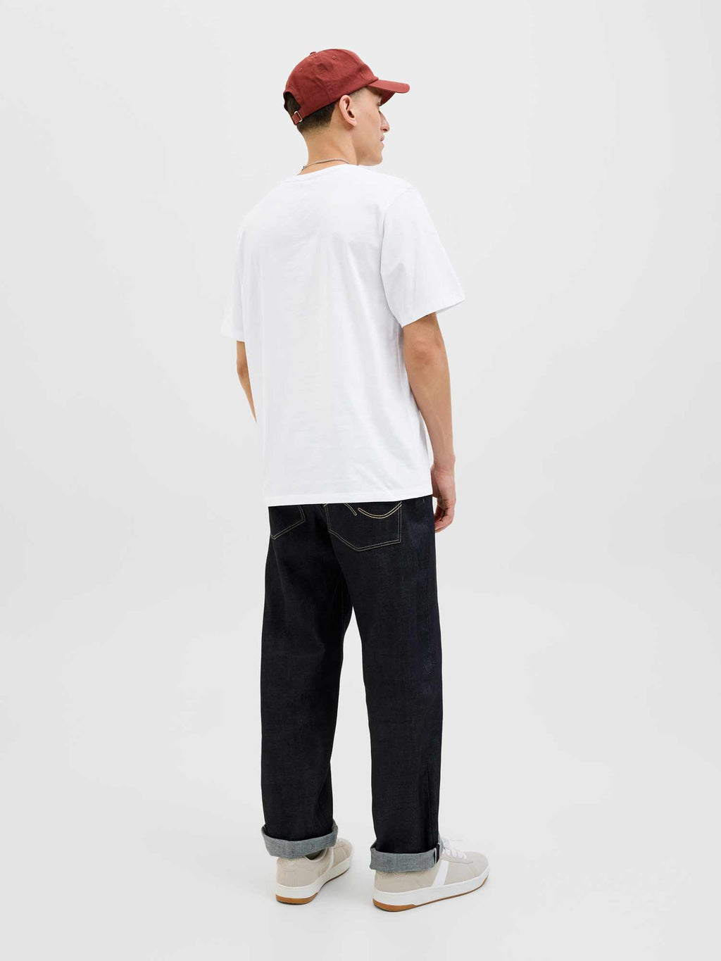 JACK & JONES Тениска JJELOGO TEE SS O-NECK 2 COL AW25 SN