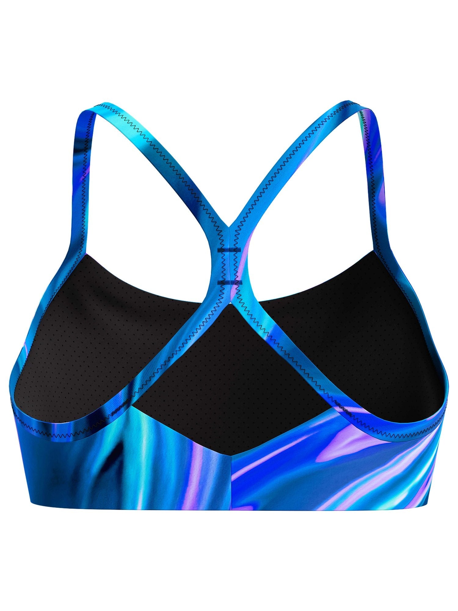 SPEEDO Бански горнище PRINTED RACERBACK TOP