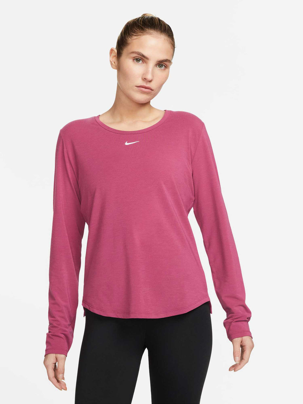 NIKE Блуза W NK ONE LUXE DF LS STD TOP