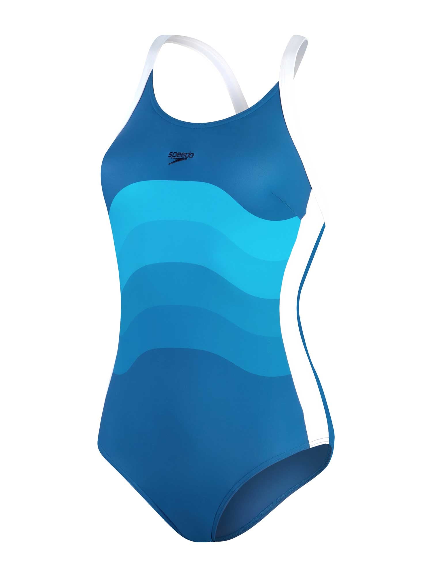 SPEEDO Цял бански WOMENS SHAPING PRINTED ENTWINE