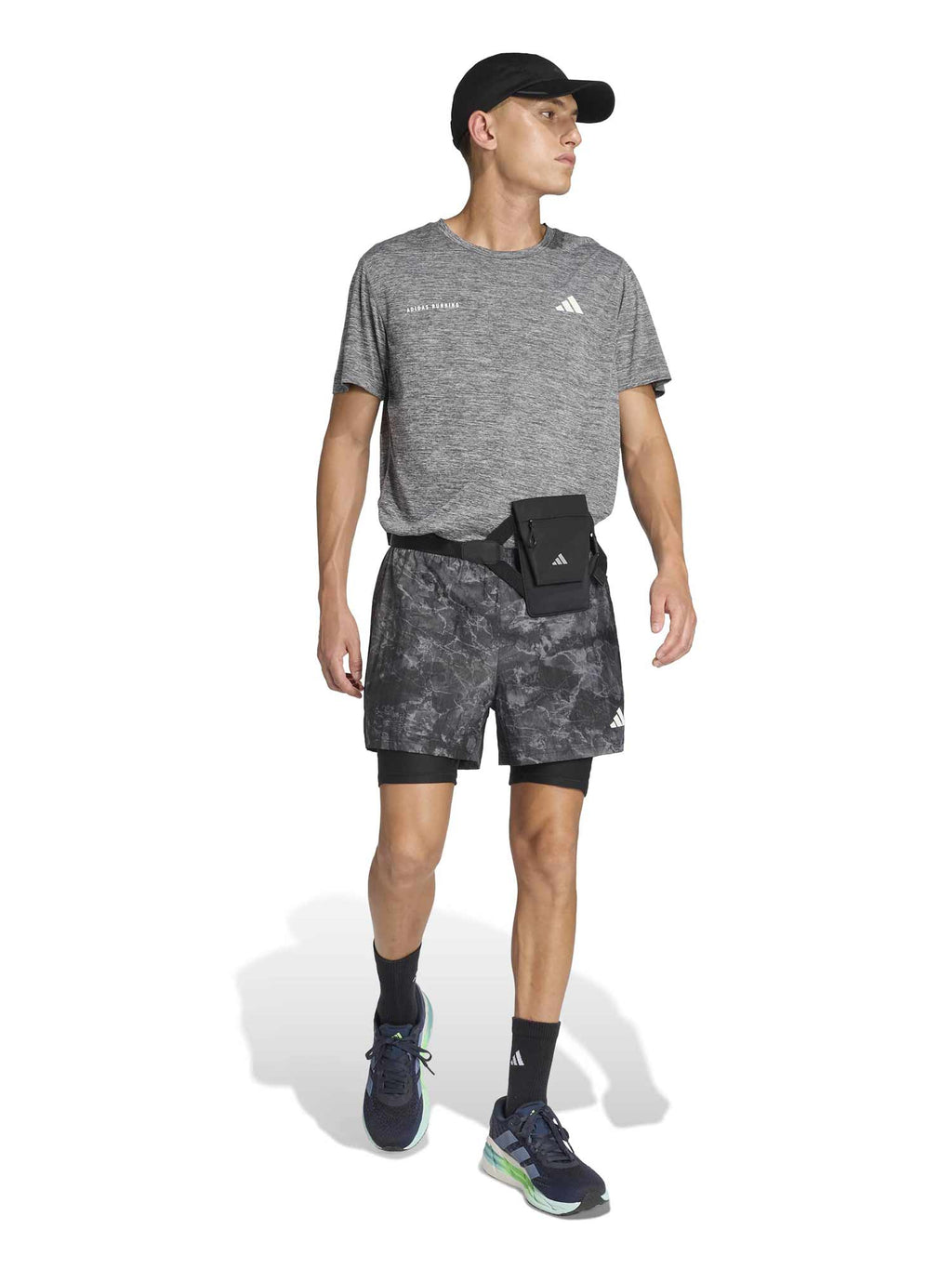 ADIDAS PERFORMANCE Къси панталони Own The Run Spray Dye 2-In-1 Short