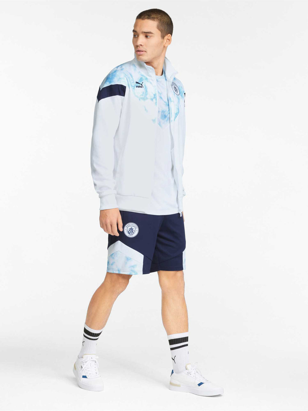 PUMA Спортно горнище MCFC Iconic MCS Mesh Track