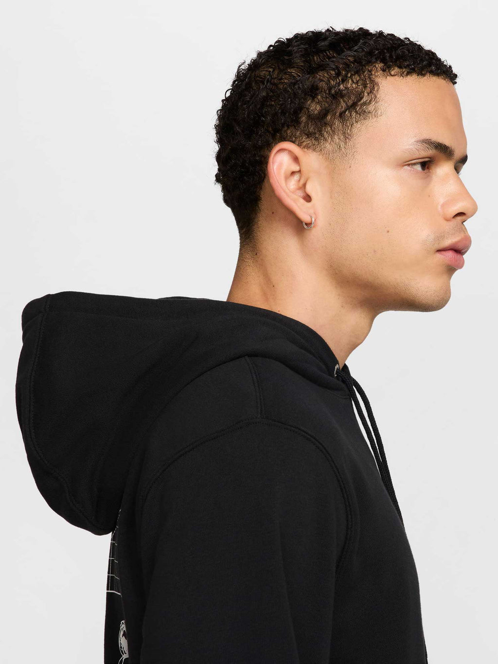 NIKE Суитшърт M NK CLUB FT PO HDY MOON GFX