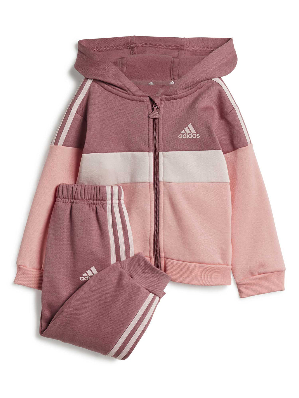 ADIDAS SPORTSWEAR Спортен екип Tiberio 3-Stripes Colorblock Fleece