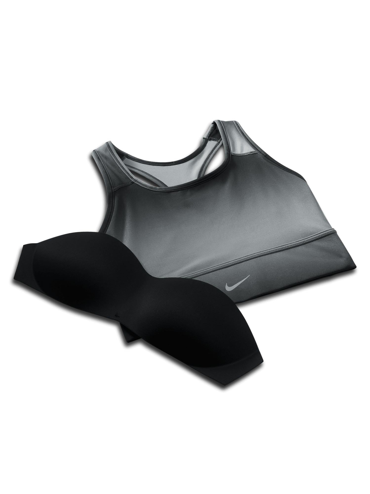 NIKE Спортен сутиен W DF SWSH LL SWSH RUN BRA