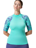 SPEEDO Тениска с UV защита WOMENS PRINTED TOP