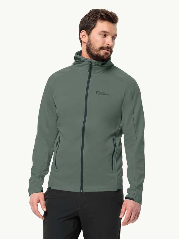 JACK WOLFSKIN Полар ALPGRAT HOODED FZ M
