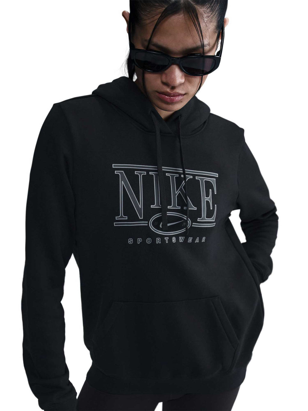 NIKE Суитшърт W NSW CLUB FLC STD GX HDY