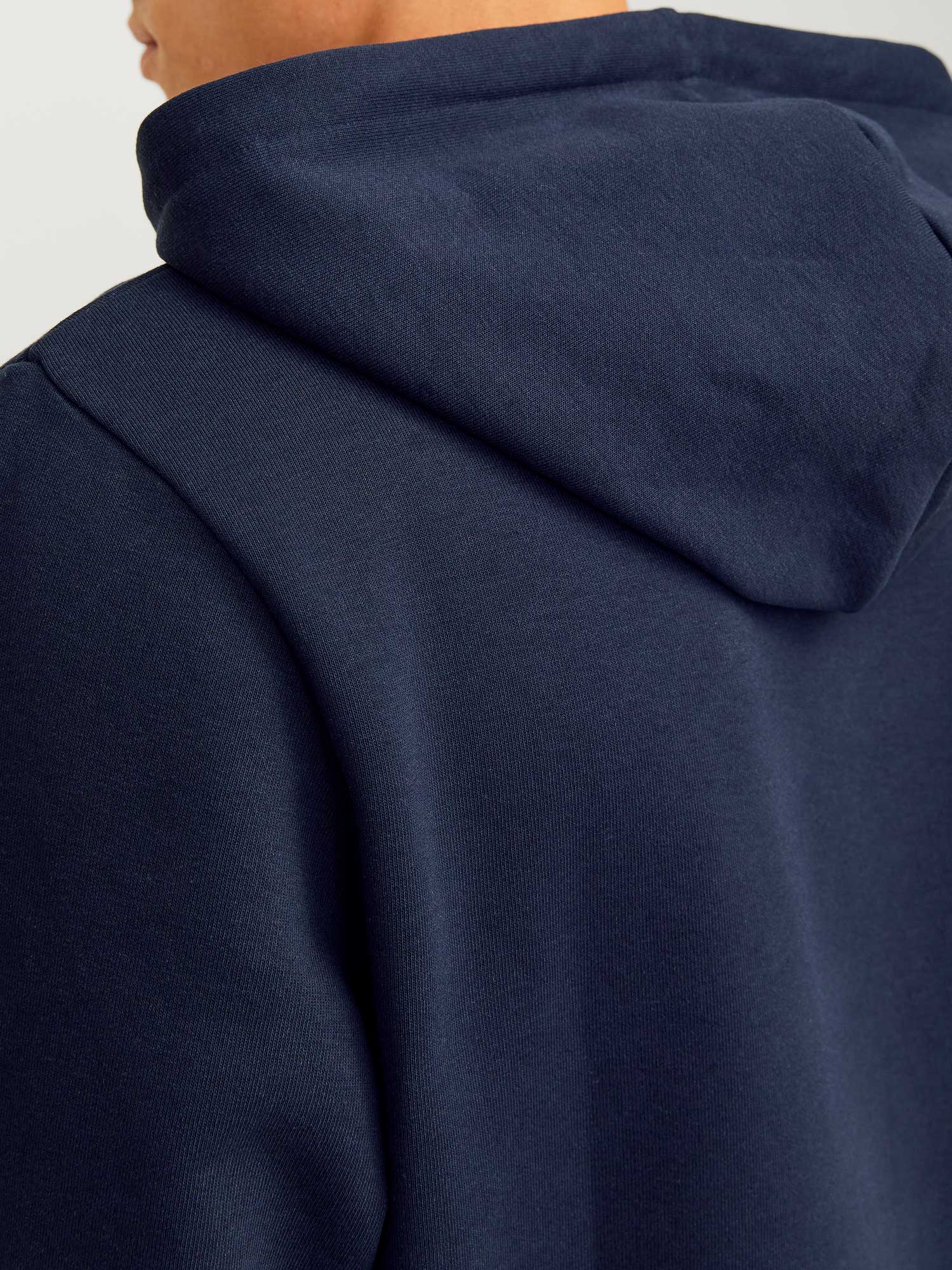 JACK & JONES Суитшърт JJXMAS ONE COLOR FUNNY SWEAT HOOD