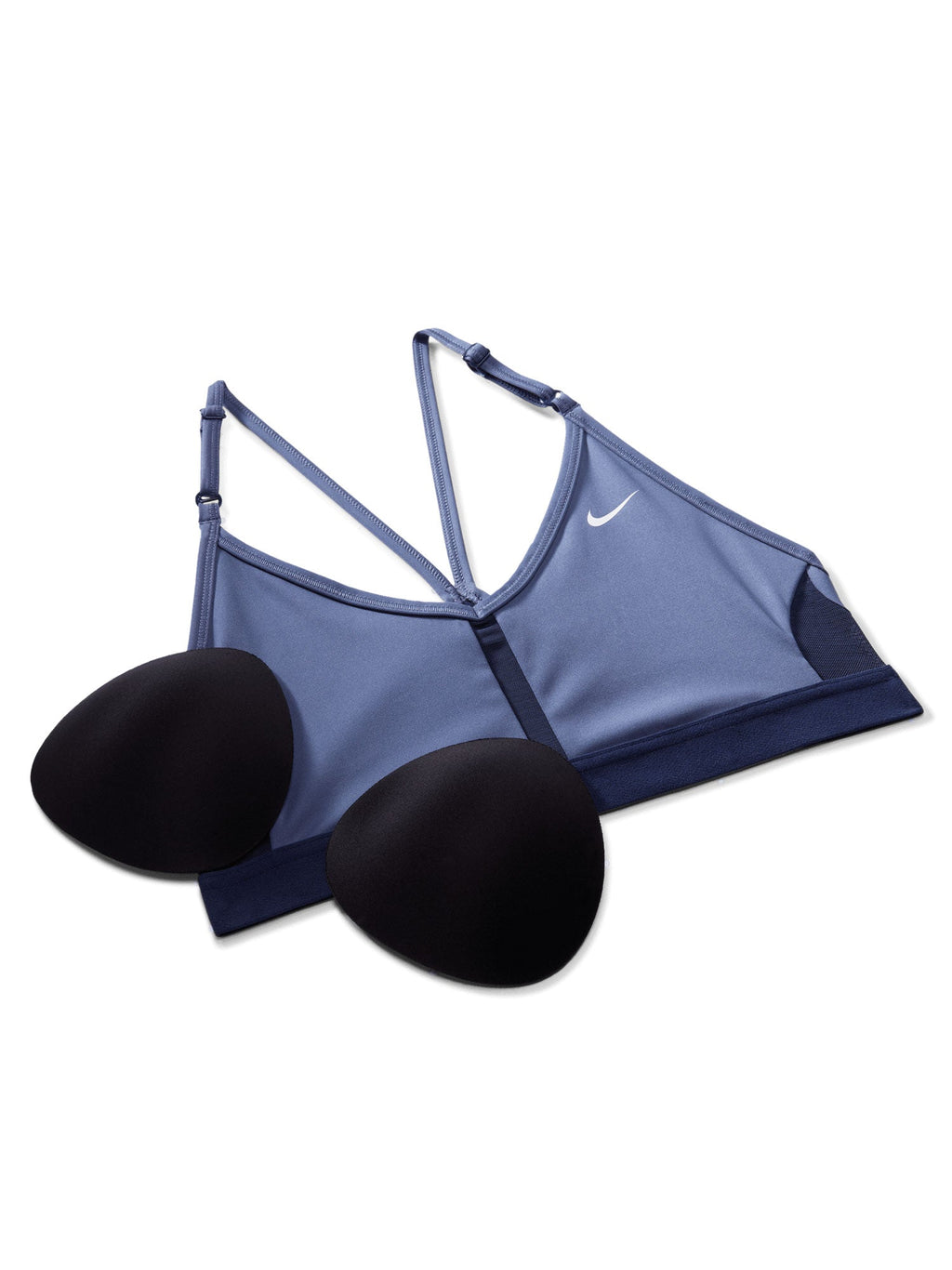 NIKE Спортен сутиен W NK INDY V-NECK BRA