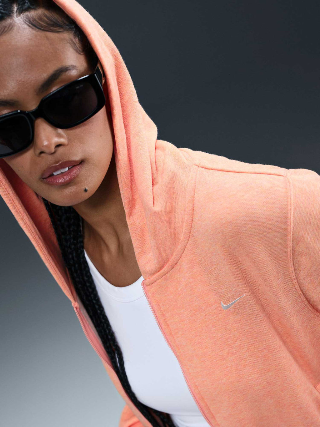 NIKE Суитшърт W NSW NK CHLL FT FZ HDY
